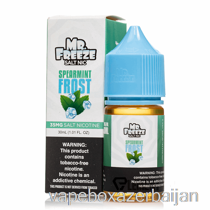 Vape Azerbaijan Spearmint Frost - Mr Freeze Salts - 30mL 35mg